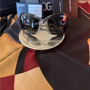 Dolce & Gabbana Black and Silver Sunglasses